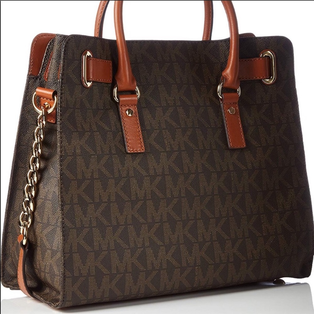 Authentic Logo Michael Kors Large Hamilton - Picture 2 of 5